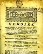 Paratobuxo-Mémoire du 16 mars 1774 – Barnave Jean¨Pierre