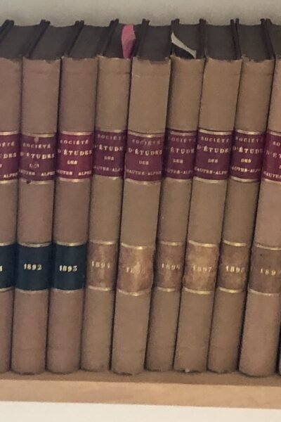 Bulletins reliés 1882 à 1912 – Société d’étude des Hautes-Alpes – 1912