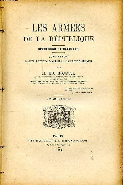 Les armées de la République – Edmond Bonnal -1891