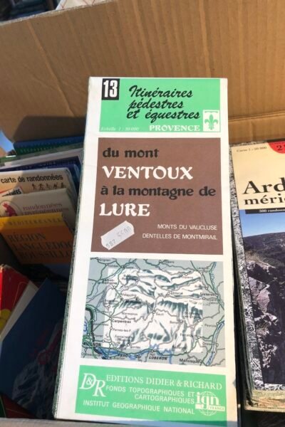 13 du mont Ventoux à la montagne de Lure – Didier Richard, IGN – 1987