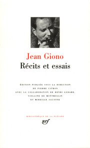 Récits et essais – Jean Giono – 1989