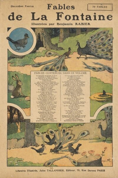 Fables de la Fontaine – illustrées par Benjamin Rabier – 1906