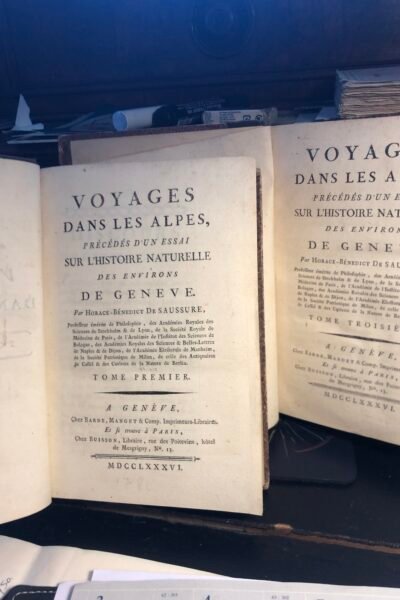 Voyages dans les Alpes – Horace-Bénédict De Saussure – 1786