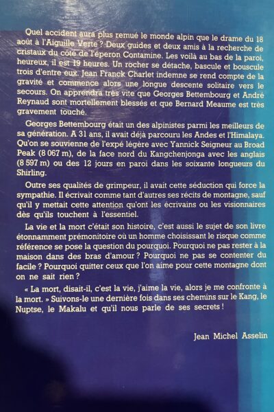La mort blanche – Georges Bettembourg – 1983