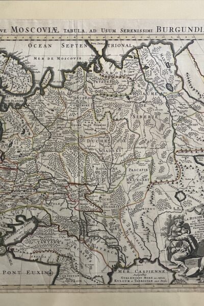 La Russie Blanche ou Moscovie – Hubert Jaillot – 1692
