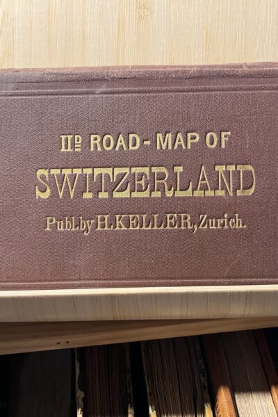 Second road-map of Switzerland – Henri Keller – 1875