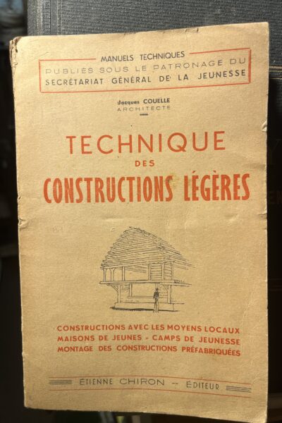 Technique des constructions Légères – Jacques Couelle – 1941