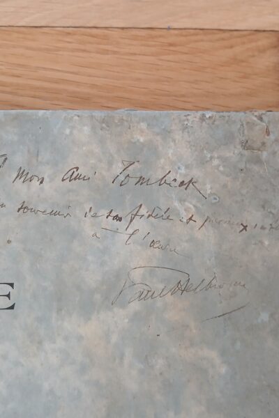 Description géométrique détaillée des alpes françaises (annexe du tome second) DEDICACE – Paul Helbronner – 1921