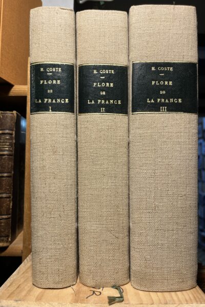 Flore descriptive et illustrée de la France de la corse et des contrées limitrophes – L’abbé H. Coste – 1903