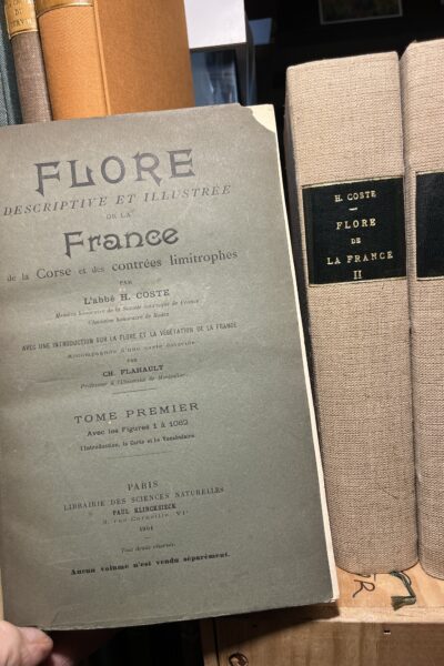 Flore descriptive et illustrée de la France de la corse et des contrées limitrophes – L’abbé H. Coste – 1903