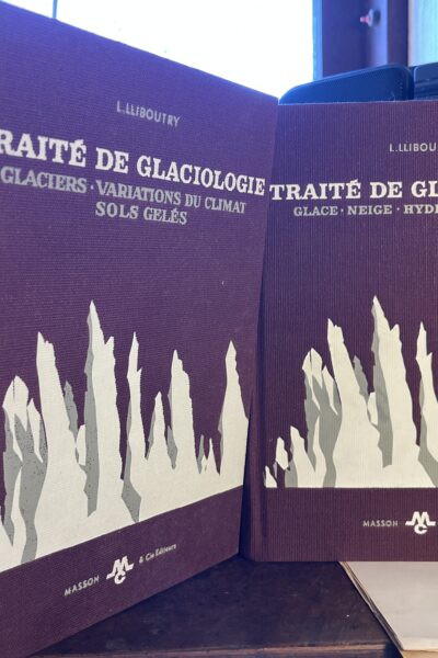 Traité de glaciologie en 2 volumes – Louis Lliboutry – 1965