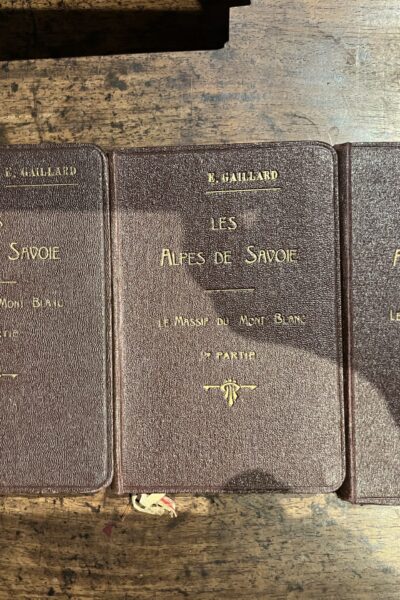 Les alpes de Savoie. Le massif du Mont-Blanc 1 ière partie – Emile Gaillard – 1925
