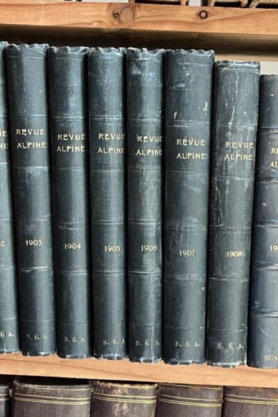 Revue Alpine Collection reliée  (23 vol) – Club Alpin Français – 1895 à 1929