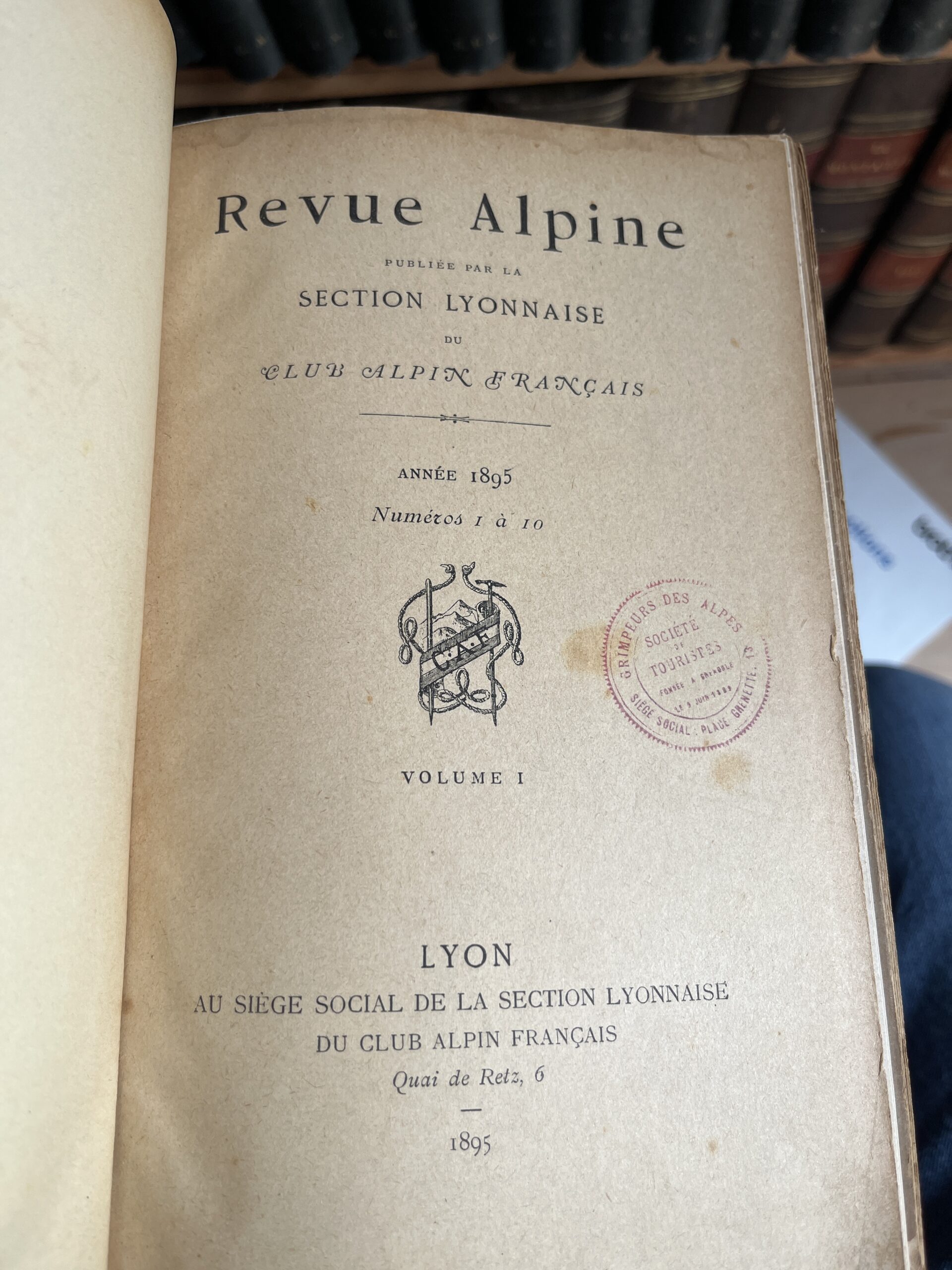 Revue Alpine Collection reliée (23 vol) - Club Alpin Français - 1895 à 1929 – Image 2