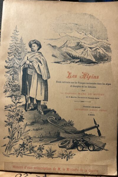 Les Alpins – Le Capitaine Marc de Buttet – 1894