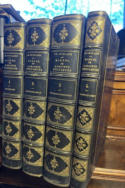 Manuel de l&rsquo;amateur d&rsquo;estampes ( 4 volumes) – Charles Le Blanc – 1854