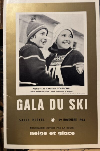 Gala du Ski Marielle et Christine Goitschel – Revue Neige et Glace – 1964