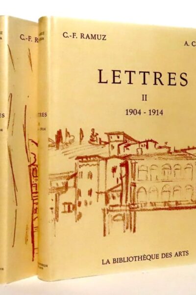 Lettres  1900-1914 – Charles-Ferdinand Ramuz, Alexandre Cingria – 1978