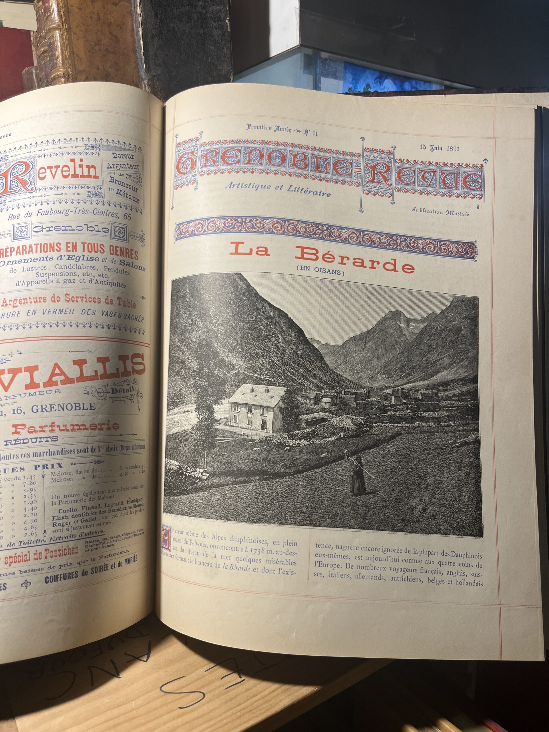 Grenoble Revue Artistique et littéraire - Baratier, Dardelet - 1892 – Image 2
