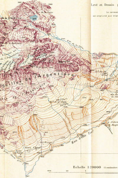 Les aiguilles de l&rsquo;Argentière – Emile Gaillard, R. Du Verger – 1911