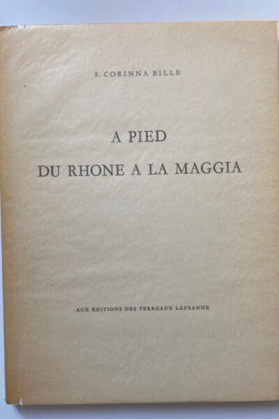 A pied du Rhône à la Maggia – BILLE Stéphanie-Corinna – 1957