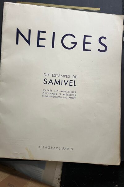 Neiges : Dix estampes de Samivel – SAMIVEL – 1937