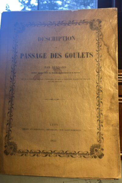 Description du passage des Goulets – BERNARD – 1855