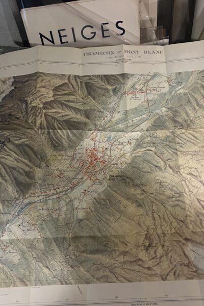 Chamonix Mont Blanc Chamonix N°5 Sud : 1/10° – IGN – 1953
