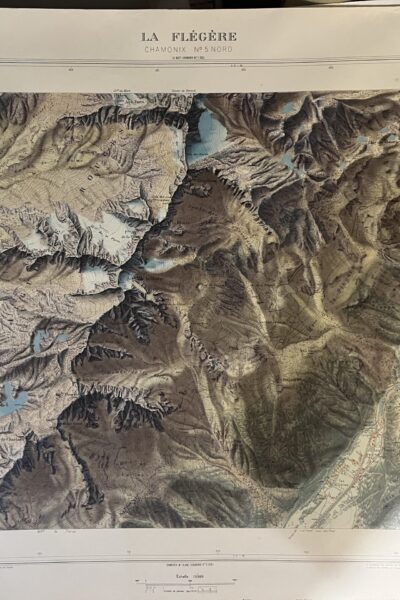 La Flégère Chamonix N°5 Nord : 1/10° – IGN – 1953