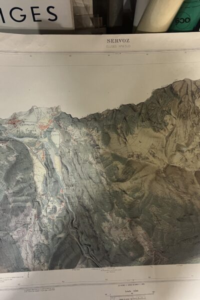Servoz Cluses N°8 Sud : 1/10° – IGN – 1953
