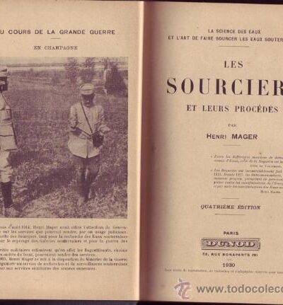 Les sourciers et leurs procédés – MAGER Henri – 1930