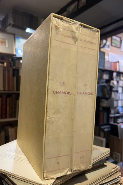 Le chamois  ( EO Numéroté ) : 2 volumes – COUTURIER Marcel – 1938