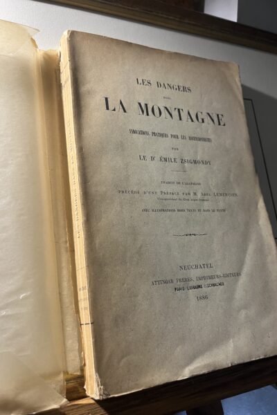 Les dangers dans la montagne – ZSIGMONDY Émile – 1886