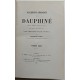 Description géologique du Dauphiné  ( Isère, Drôme, Hautes-Alpe ) pour servir à l&rsquo;explication de la carte géologique de cette province : Première partie – LORY Charles – 1860