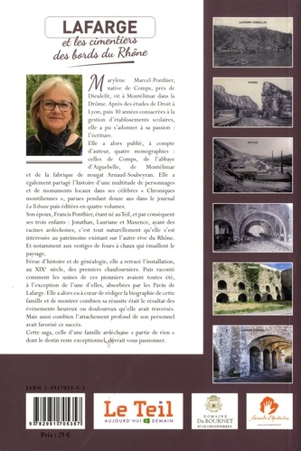 Lafarge et les cimentiers des bords du Rhône – MARCEL-PONTHIER Marylène – 2017
